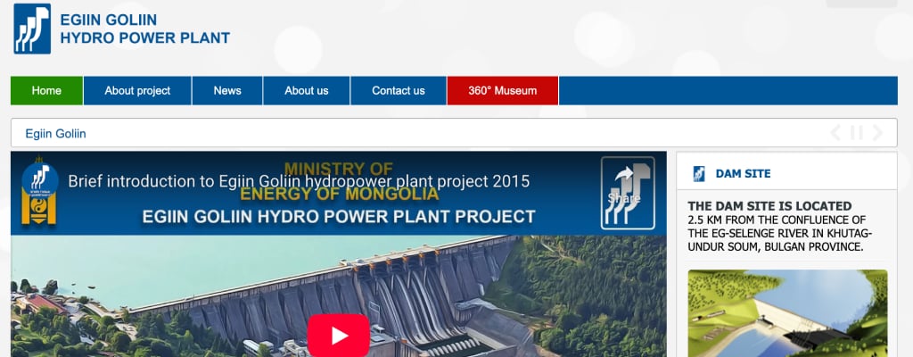 Screenshot of Renewable Energy Project
